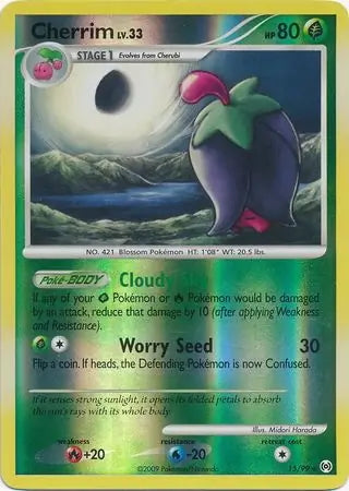 Arceus Set Cherrim #15/99 reverse holo